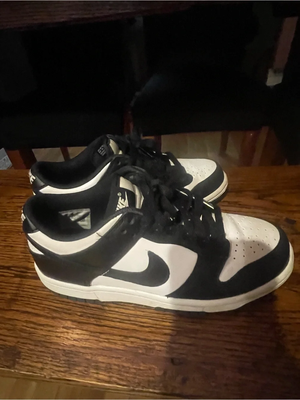 Nike Kids Low-Top Sneakers - Black and White